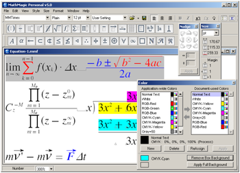 MathMagic Personal Edition screenshot