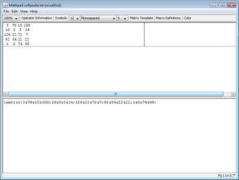 Mathpad screenshot