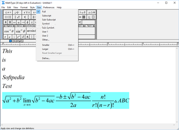 MathType screenshot 6