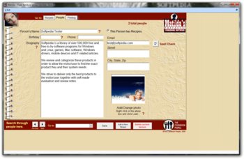 Matilda's Fantastic Cookbook Software screenshot 2