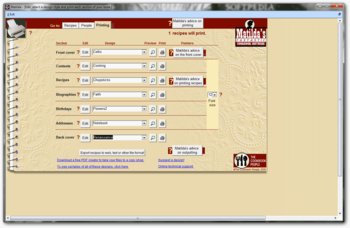 Matilda's Fantastic Cookbook Software screenshot 3
