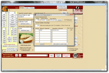 Matilda's Fantastic Cookbook Software screenshot 4