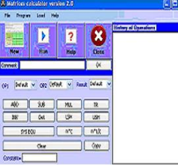Matrices Calculator screenshot