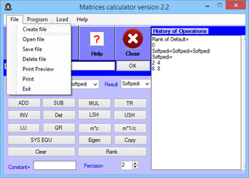 Matrices Calculator screenshot 4