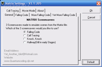 Matrix Computer Generated Dynamic Screen Saver screenshot 2