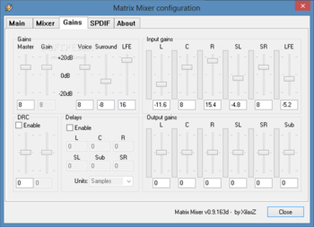 Matrix Mixer screenshot 3