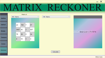 Matrix Reckoner screenshot 4