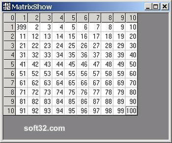 MatrixShow ActiveX screenshot 3