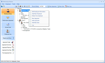 MAUS Performance Review screenshot