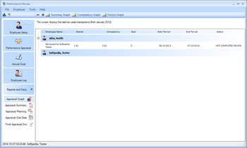 MAUS Performance Review screenshot 12