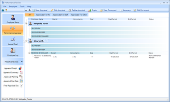 MAUS Performance Review screenshot 9