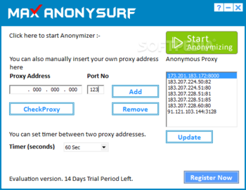 Max AnonySurf screenshot