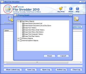 Max File Shredder screenshot