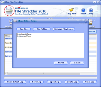 Max File Shredder screenshot 4