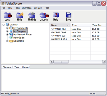 Max Folder Secure screenshot