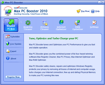 Max PC Booster screenshot