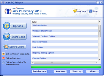 Max PC Privacy screenshot
