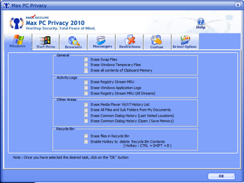 Max PC Privacy screenshot 2