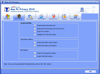 Max PC Privacy screenshot 3