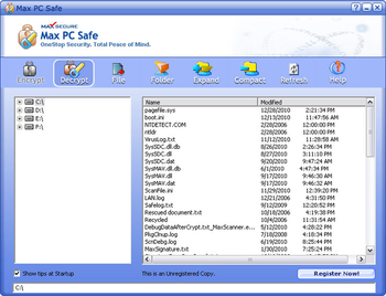 Max PC Safe screenshot 3