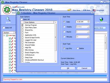 Max Registry Cleaner screenshot 3