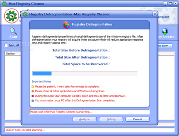 Max Registry Cleaner screenshot 7