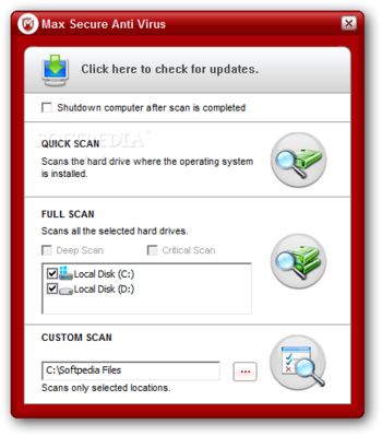 Max Secure Anti Virus Pro 2013 screenshot 2