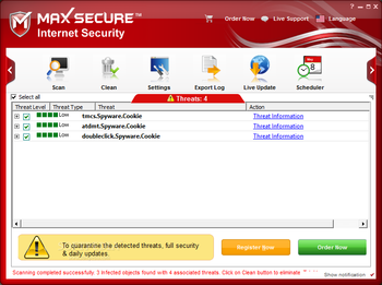 Max Secure Internet Security screenshot