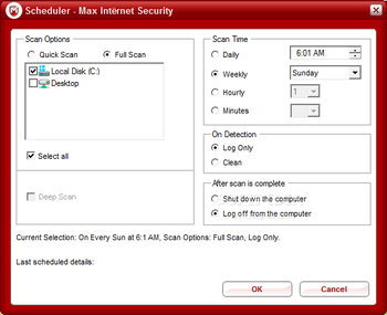 Max Secure Internet Security screenshot 2