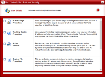 Max Secure Internet Security screenshot 4