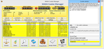 MAXA Cookie Manager screenshot 3