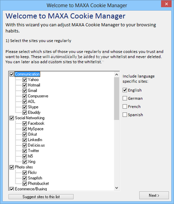 MAXA Cookie Manager screenshot 4