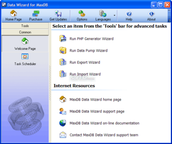 MaxDB Data Wizard screenshot 2
