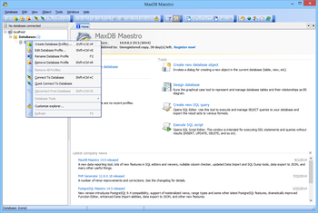MaxDB Maestro screenshot 4