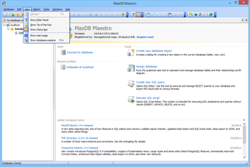 MaxDB Maestro screenshot 6