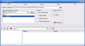 MaxLister screenshot