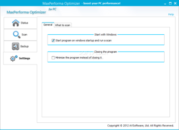 MaxPerforma Optimizer screenshot 3