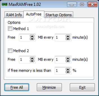 MaxRAMFree screenshot 2