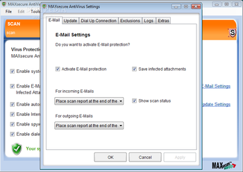 MAXsecure AntiVirus screenshot 3