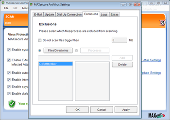 MAXsecure AntiVirus screenshot 5