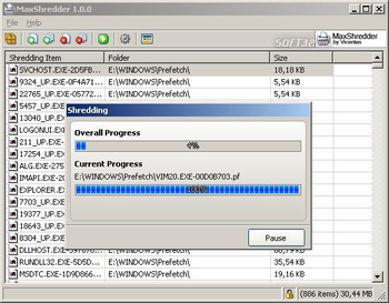 MaxShredder screenshot 2