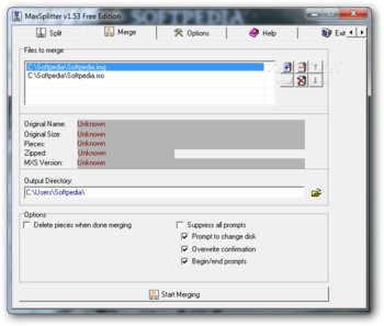 MaxSplitter screenshot 2