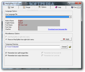 MaxSplitter screenshot 3