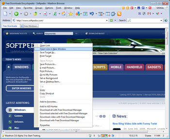 Maxthon Standard screenshot