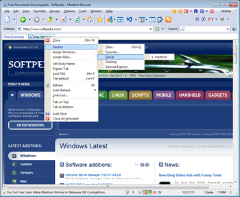 Maxthon Standard screenshot 2