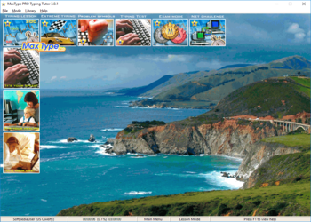 MaxType PRO Typing Tutor screenshot