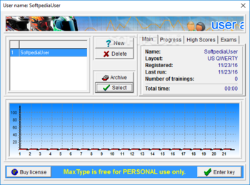 MaxType PRO Typing Tutor screenshot 2