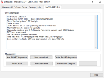 MaxVeloSSD screenshot 2