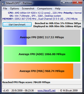 MaxxFLOPS2 - PreView screenshot