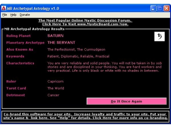 MB Archetypal Astrology screenshot
